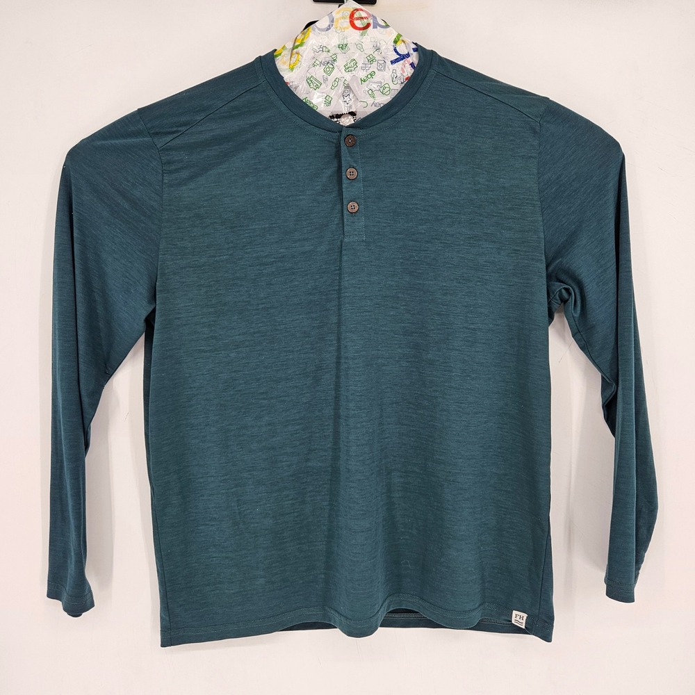 Fair Harbor‎ Henley Shirt Mens Extra Large Sun Protection UPF Long Sleeve